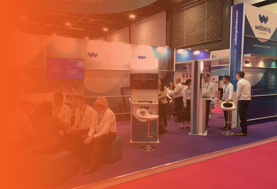 Wellbeing exhibition stand