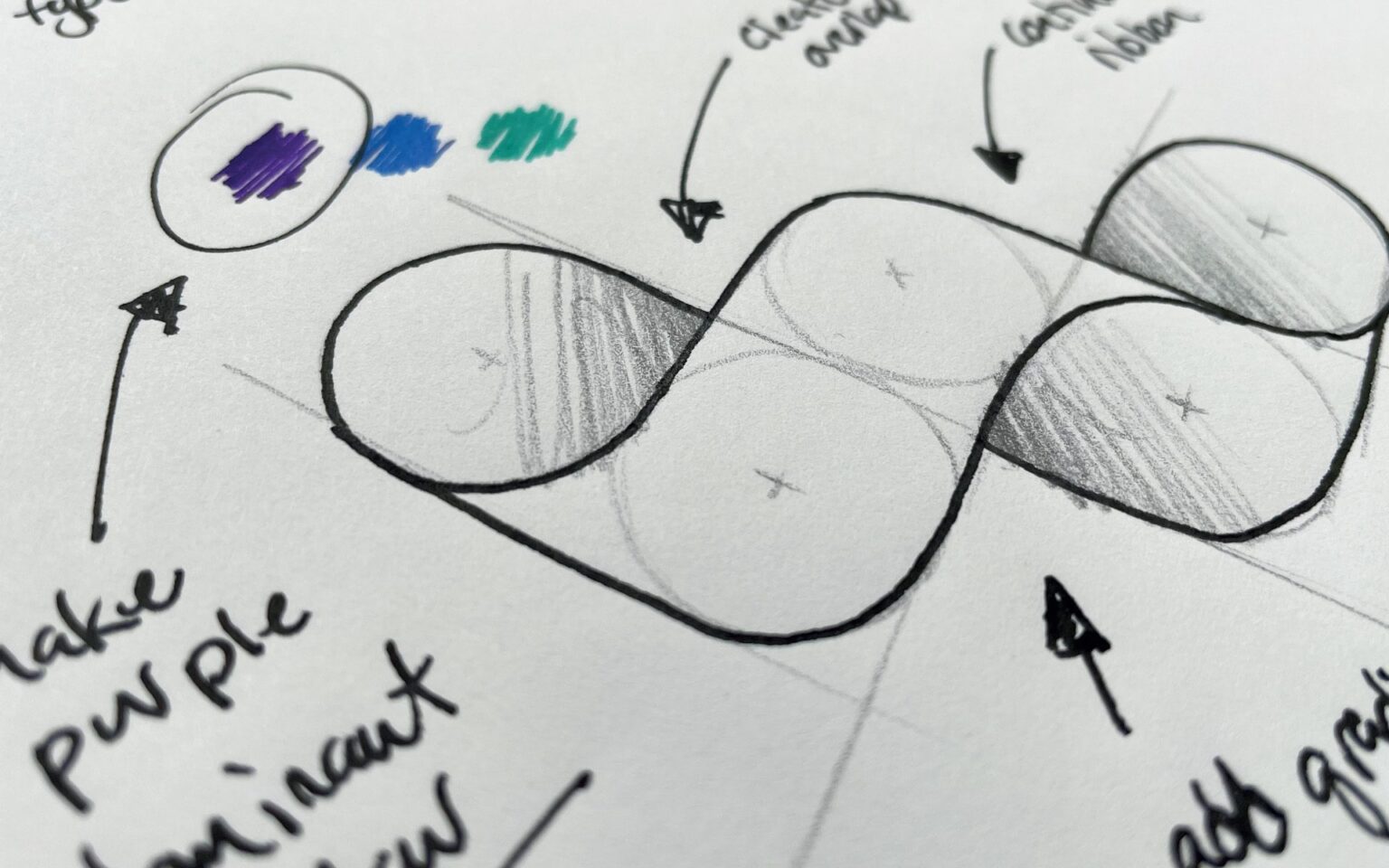 sketch of a design of a w