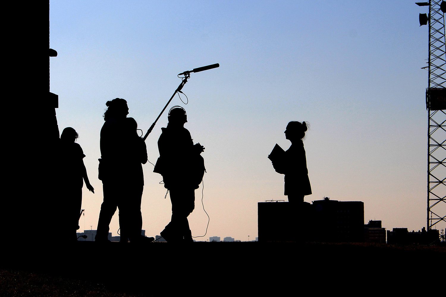 Film Crew Silhouette